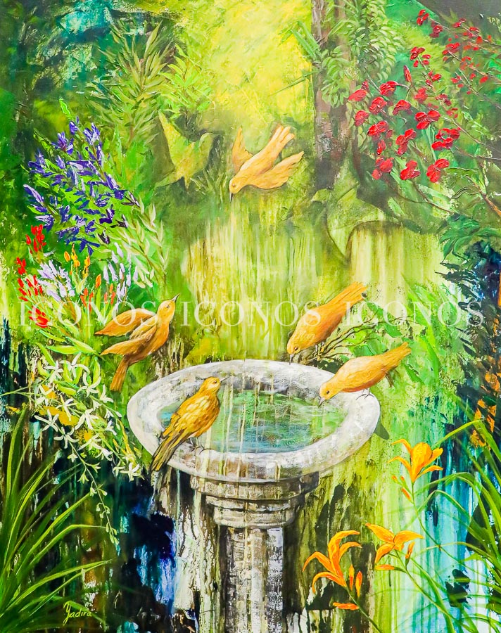 Exposición de arte Mi ciudad de los Zorzales by Banco del País Banpais Honduras Pintura Instalacion escultura
