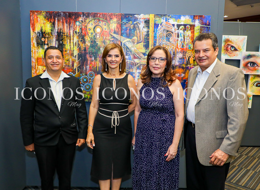 Exposición de arte Mi ciudad de los Zorzales by Banco del País Banpais Honduras Pintura Instalacion escultura