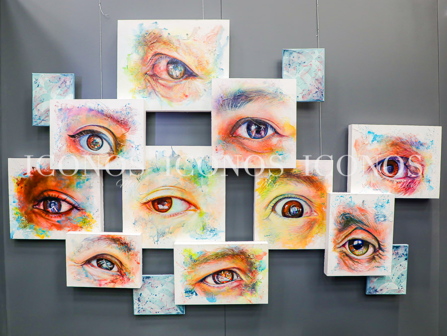 Exposición de arte Mi ciudad de los Zorzales by Banco del País Banpais Honduras Pintura Instalacion escultura