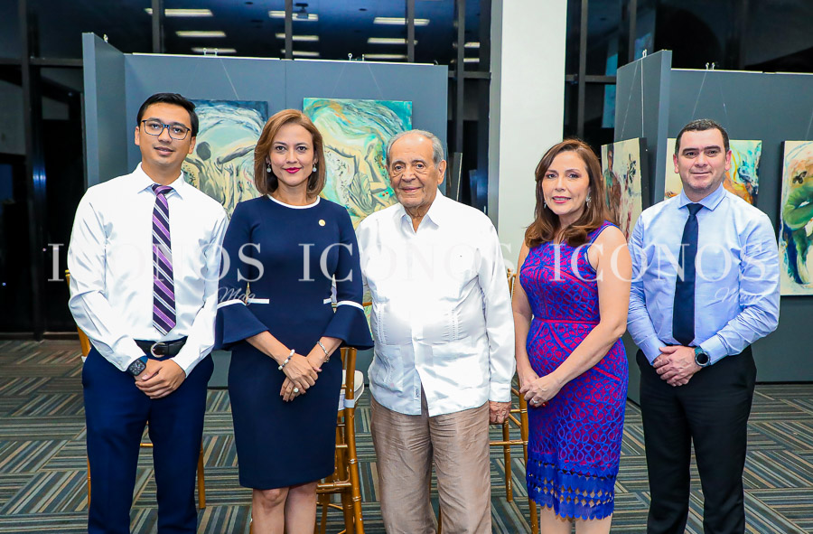Exposicion de pintura Pamela Letona Banco del Pais Banpais Honduras