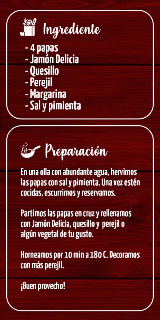 comidas horneadas Embutidos Delicia
