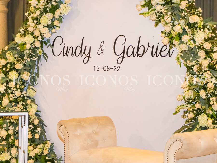 Cindy Moreno y Gabriel Haddad