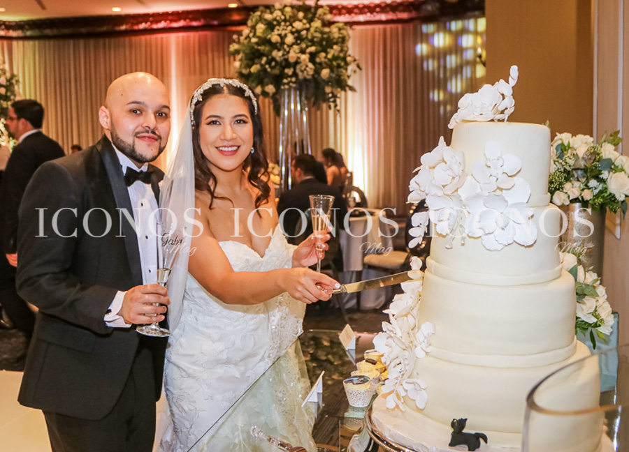 Cindy Moreno y Gabriel Haddad