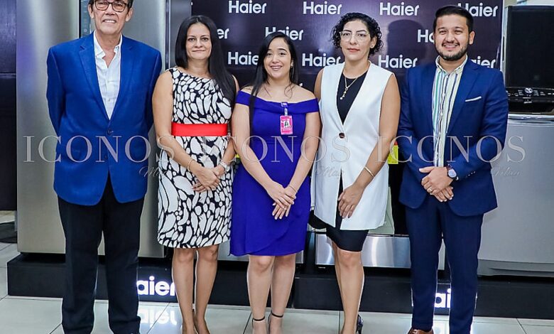 presentación marca Haier by Lady Lee Honduras