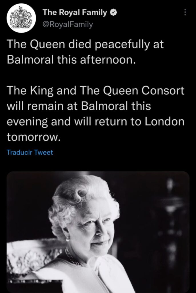 Reacciones de famosos tras muerte de Reina Isabel