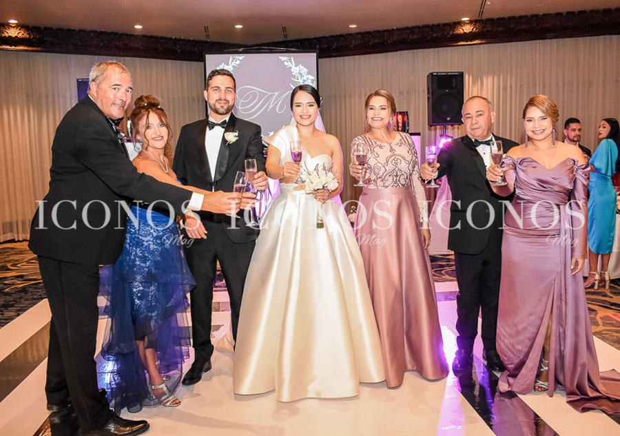 Michelle Pineda y Thomas Gilles