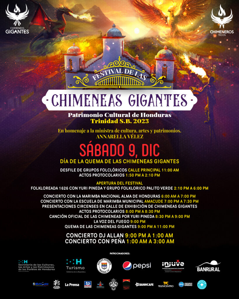 Chimeneas gigantes 2023 Trinidad