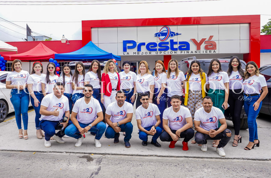 Segundo aniversario Presta Ya Agencia San Pedro Sula