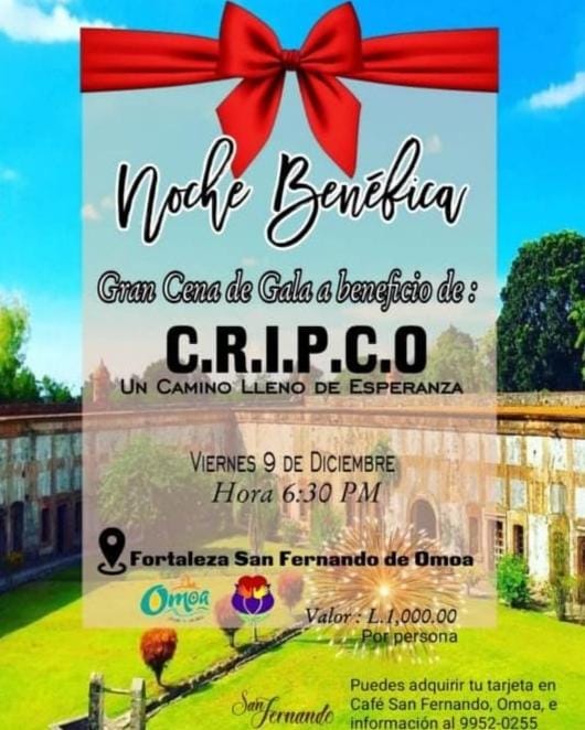 Noche benéfica 2022 a favor de CRIPCO