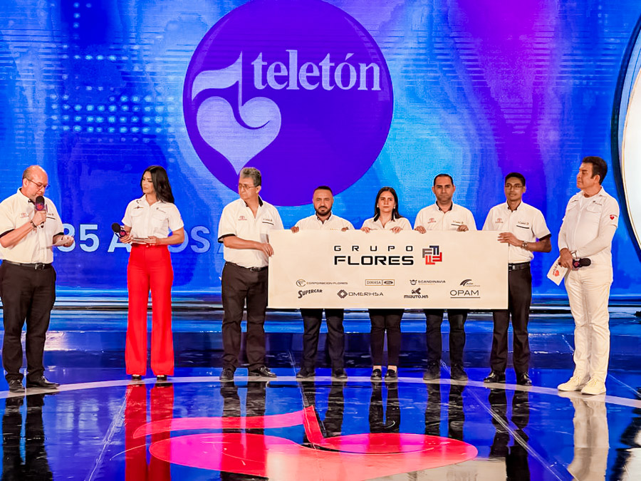 Grupo Flores dona a Teletón Honduras 2022