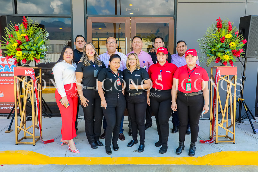 Inauguracion Wendy's MegaPlaza Palenque San Pedro Sula