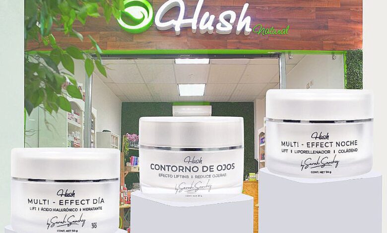 Hush Natural línea facial by Sarah Sánchez