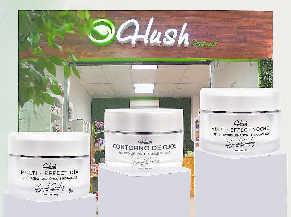 Hush Natural línea facial by Sarah Sánchez