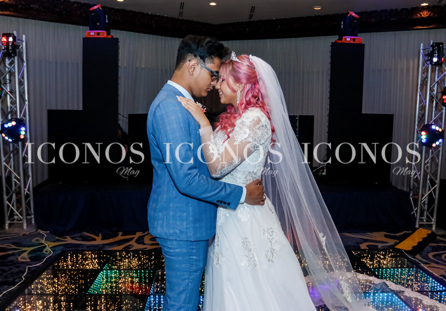 Astrid Espinal y Elías Enamorado