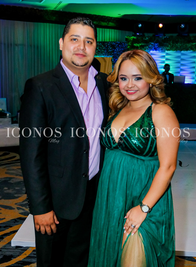 Melissa Orellana y Geovanny Ramírez