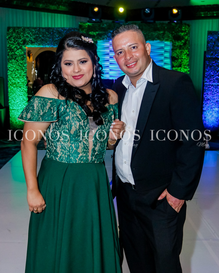 Melissa Orellana y Geovanny Ramírez