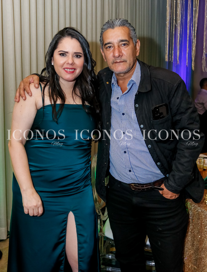 Melissa Orellana y Geovanny Ramírez