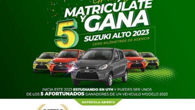 Matricula primer periodo 2023 UTH