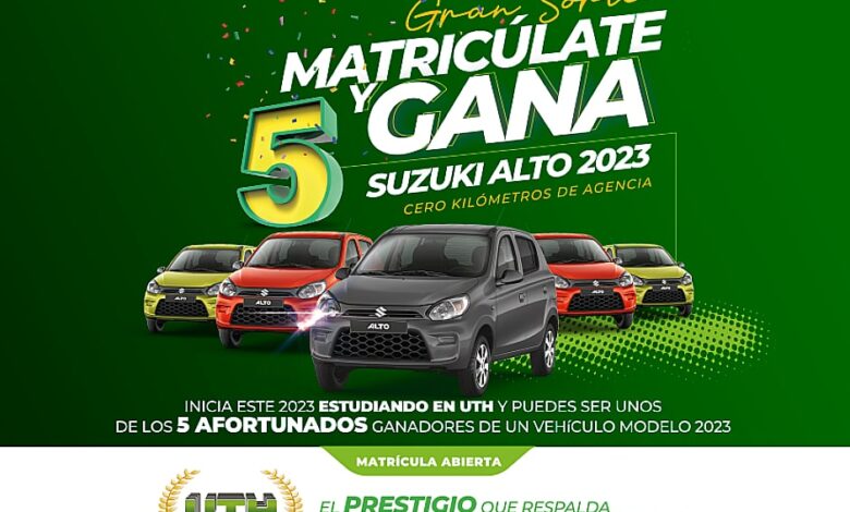 Matricula primer periodo 2023 UTH