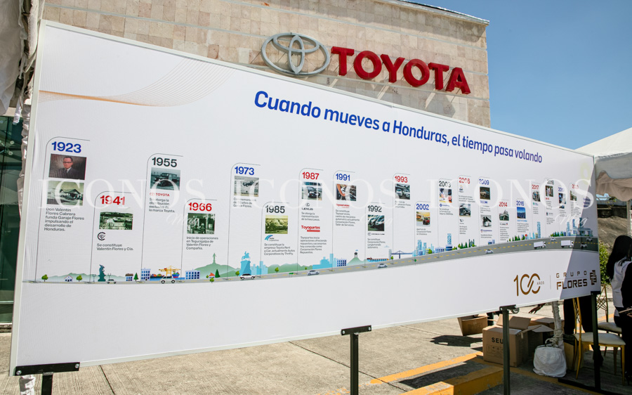 Lanzamiento 100 años de fundación Grupo Flores Honduras