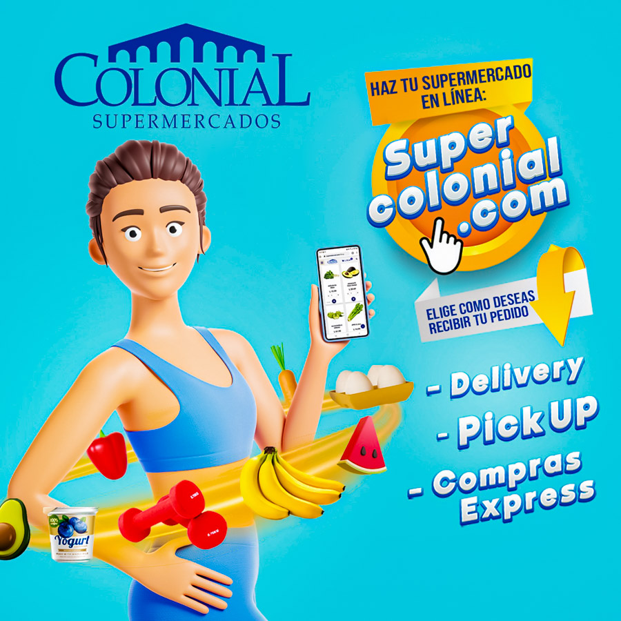 Tres formas de compra Supermercados Colonial