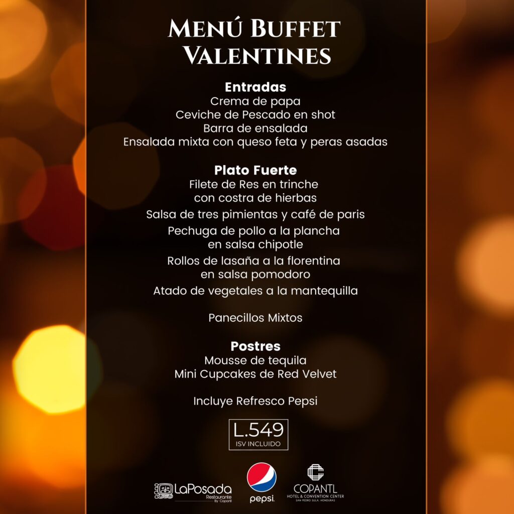 San Valentín 2023 by hotel Copantl San Pedro Sula