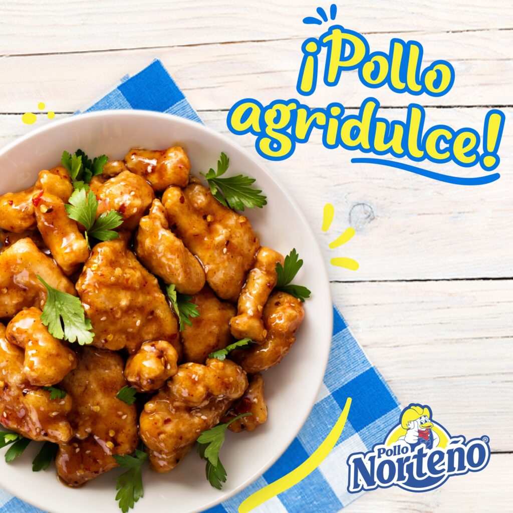 Pollo agridulce tipo asiático by Pollo Norteño Honduras