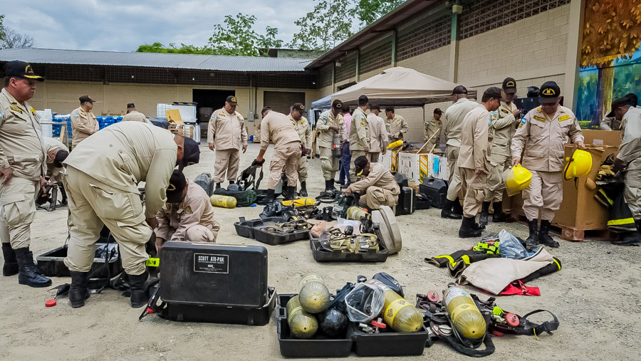 Donación Grupo Jaremar y Cepudo a Cuerpo de Bomberos Honduras