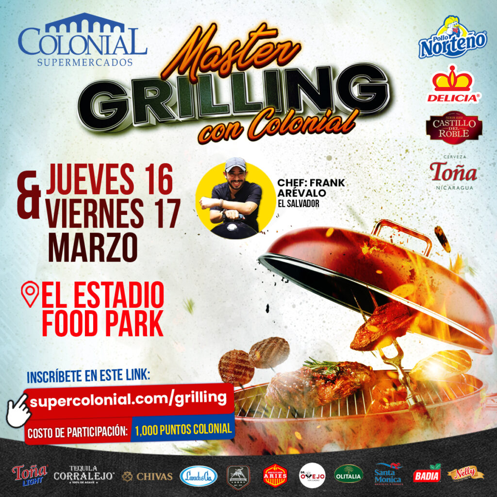 Master grilling con Colonial 2023 by Supermercados Colonial y Delicia