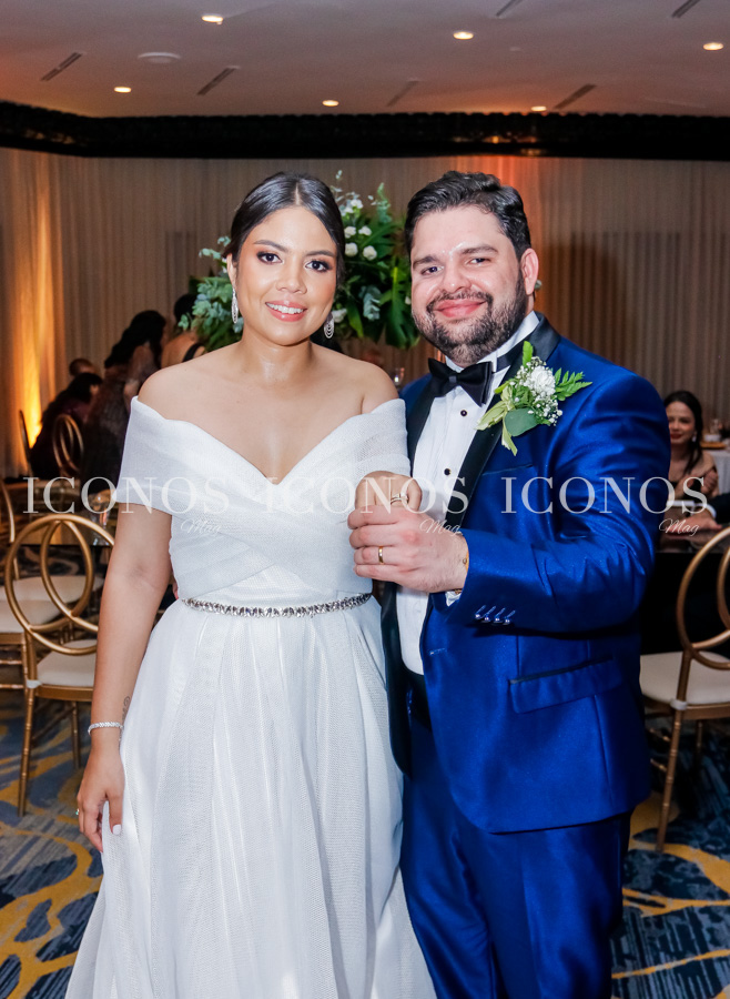 Elisa Rodríguez y André Calderón