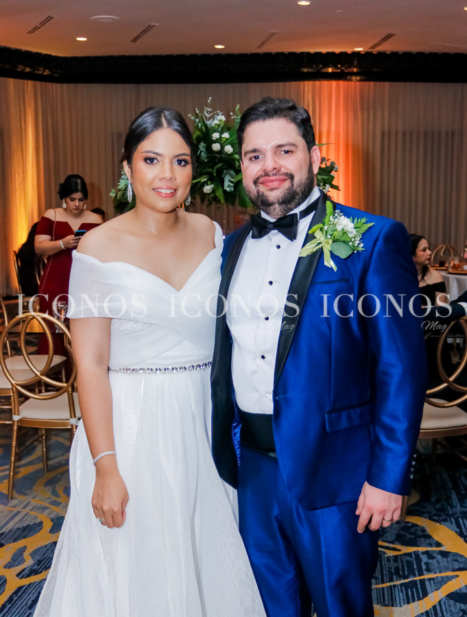Elisa Rodríguez y André Calderón