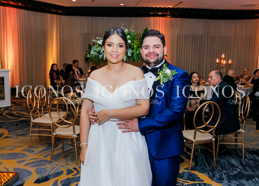 Elisa Rodríguez y André Calderón