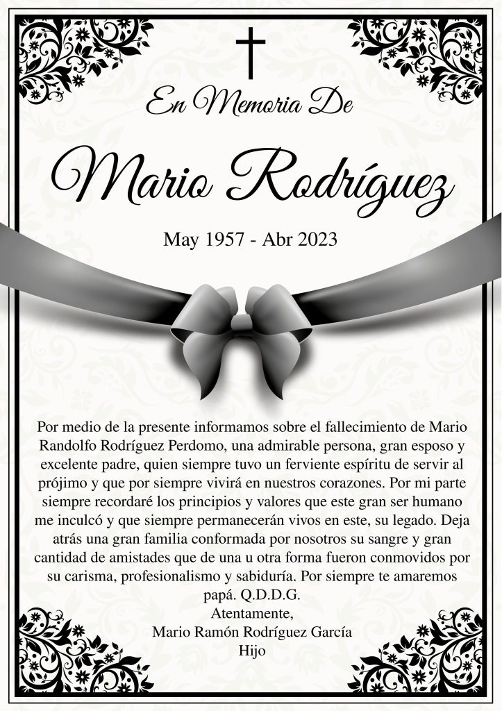 Mario Randulfo Rodríguez Perdomo