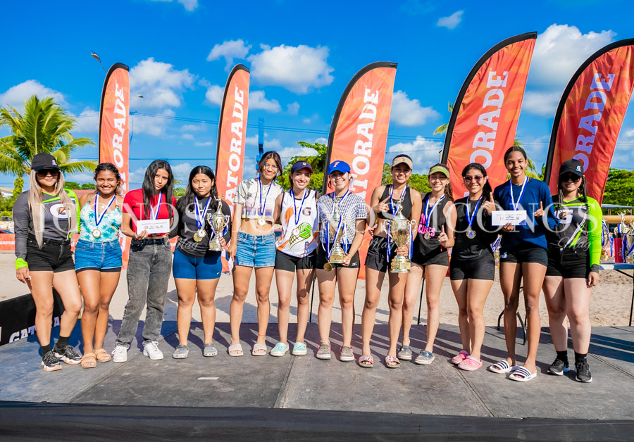 Premiacion torneo voleibol de playa Gatorade 2023 Puerto Cortes PARTE 2