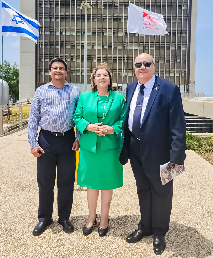 Firma convenio UCENM Honduras y Universidad de Haifa Israel
