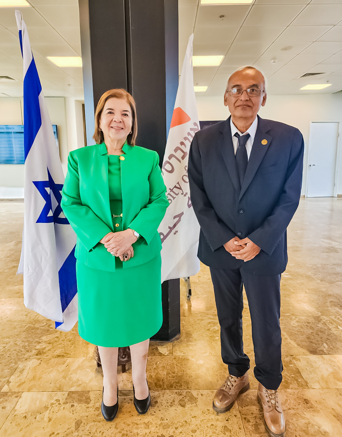 Firma convenio UCENM Honduras y Universidad de Haifa Israel