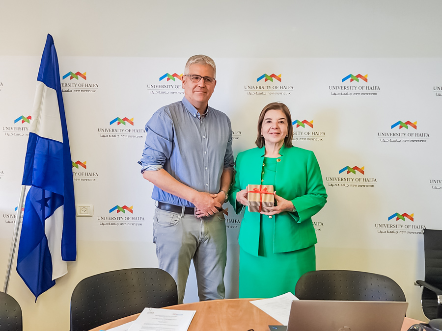 Firma convenio UCENM Honduras y Universidad de Haifa Israel