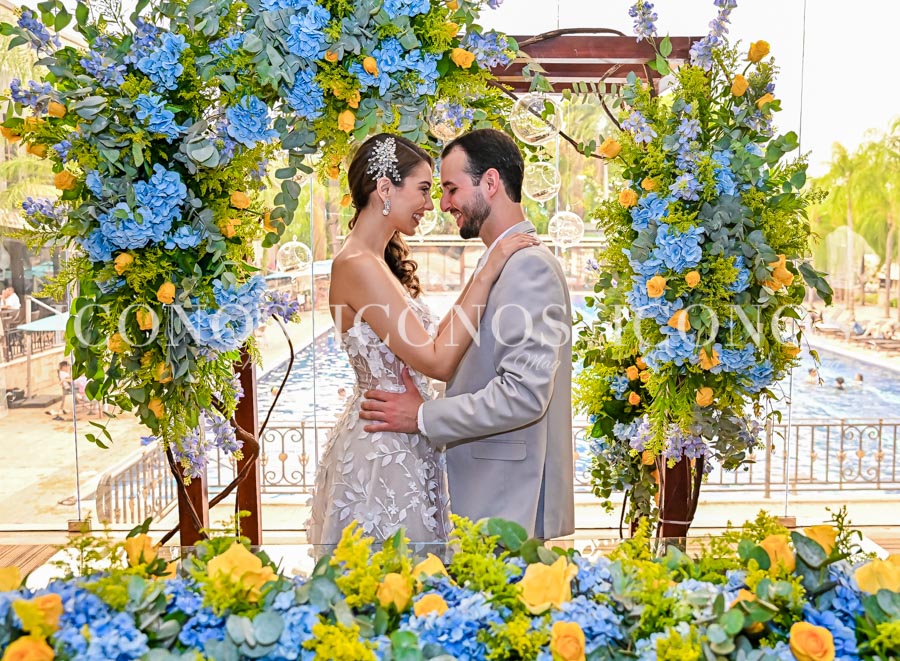 Boda civil Stephanie Dox y Faiz Andonie parte 1