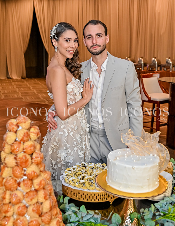 Boda civil Stephanie Dox y Faiz Andonie parte 1