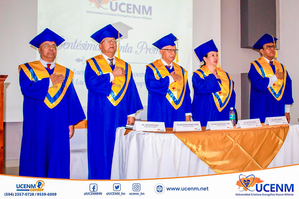 Graduacion centesima quinta maestria 2023 UCENM San Pedro Sula