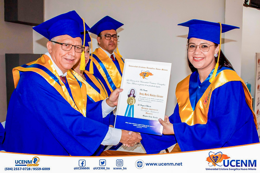 Graduacion centesima quinta maestria 2023 UCENM San Pedro Sula
