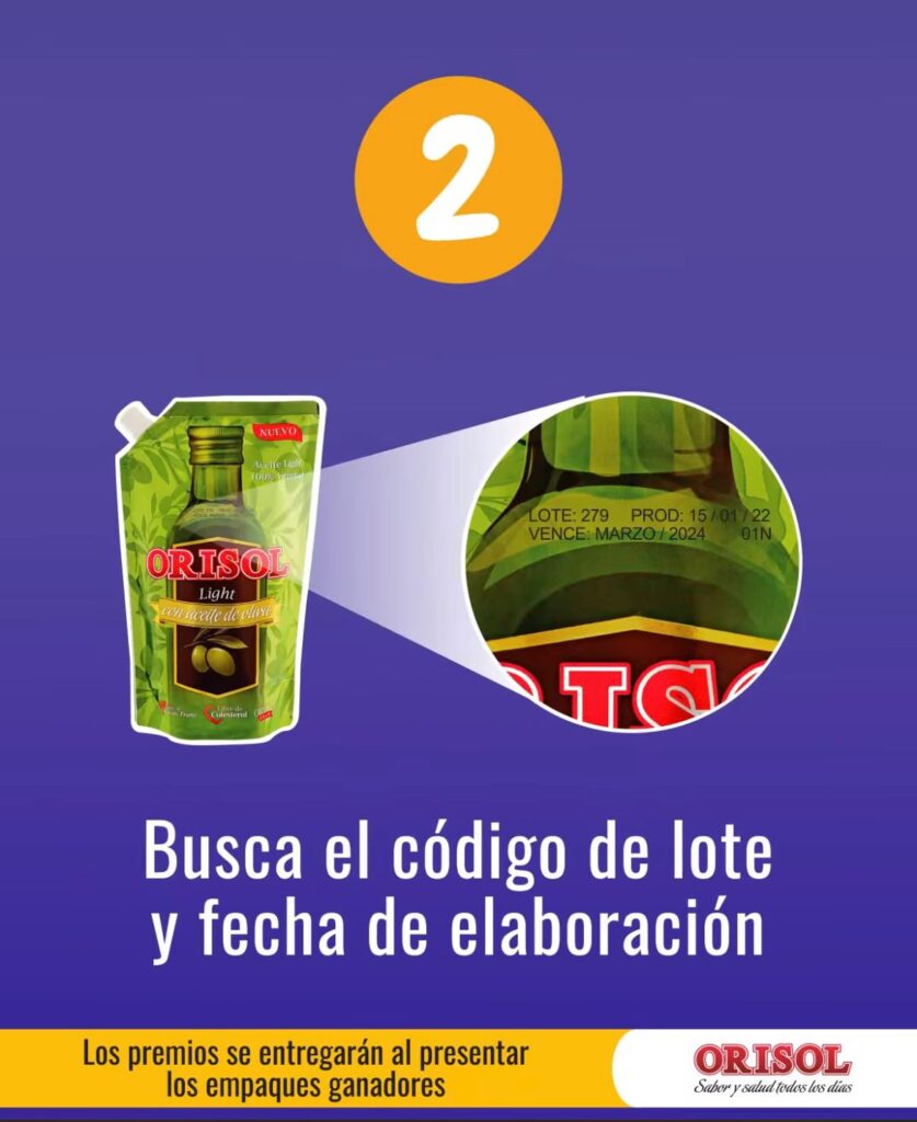 Promoción Salud Dinero y Sabor by Aceite Orisol Honduras