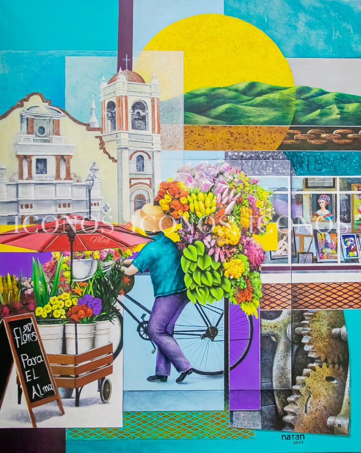 Exposicion de arte Mi ciudad de los Zorzales 2023 by Banco del Pais Banpais