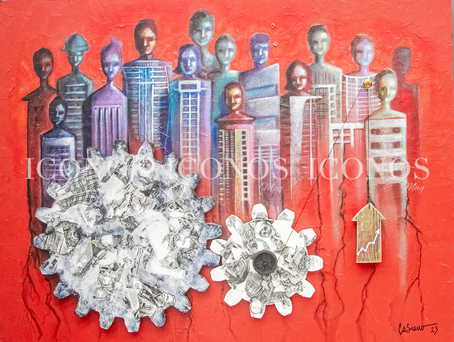 Exposicion de arte Mi ciudad de los Zorzales 2023 by Banco del Pais Banpais