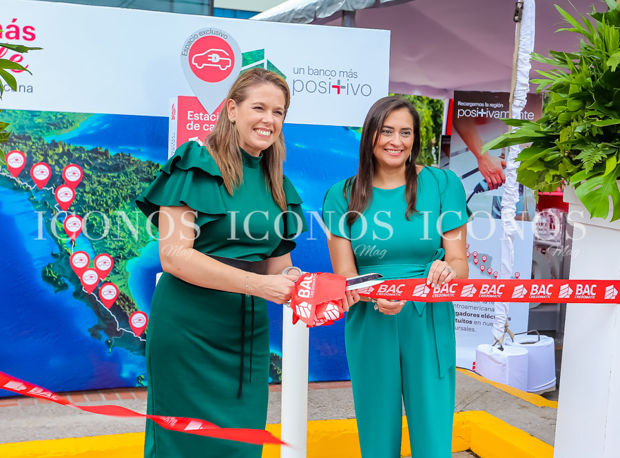 Inauguración segundo cargador eléctrico BAC Credomatic Honduras