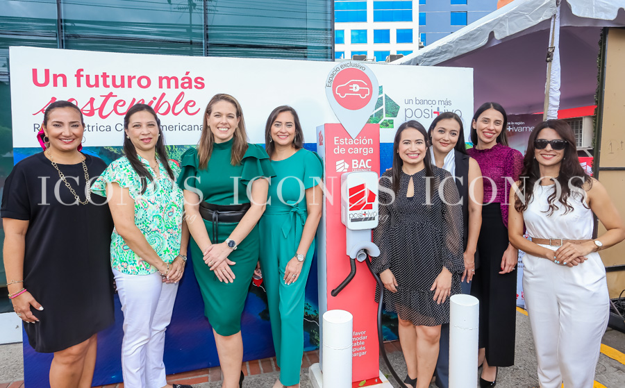 Inauguración segundo cargador eléctrico BAC Credomatic Honduras