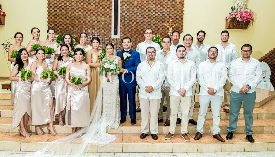 Boda Carolina Rosales y Nasry Handal en Puerto Cortés Honduras