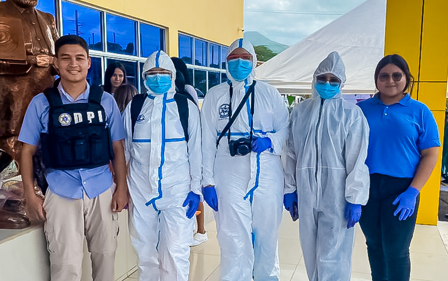 Estudiantes UCENM realizan simulacro de escena del crimen