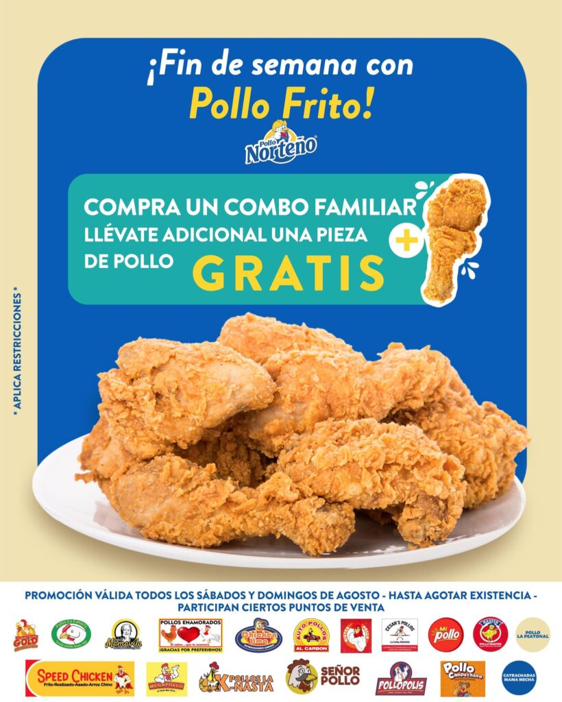 Promoción Fin de Semana con Pollo Frito by Pollo Norteño