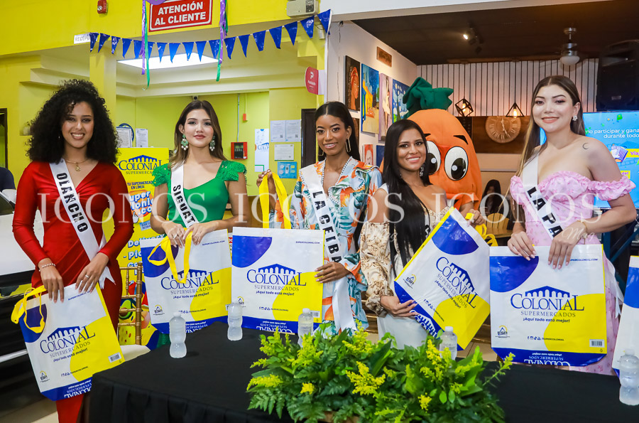 Supermercados Colonial recibe a candidatas al Miss Honduras Universo